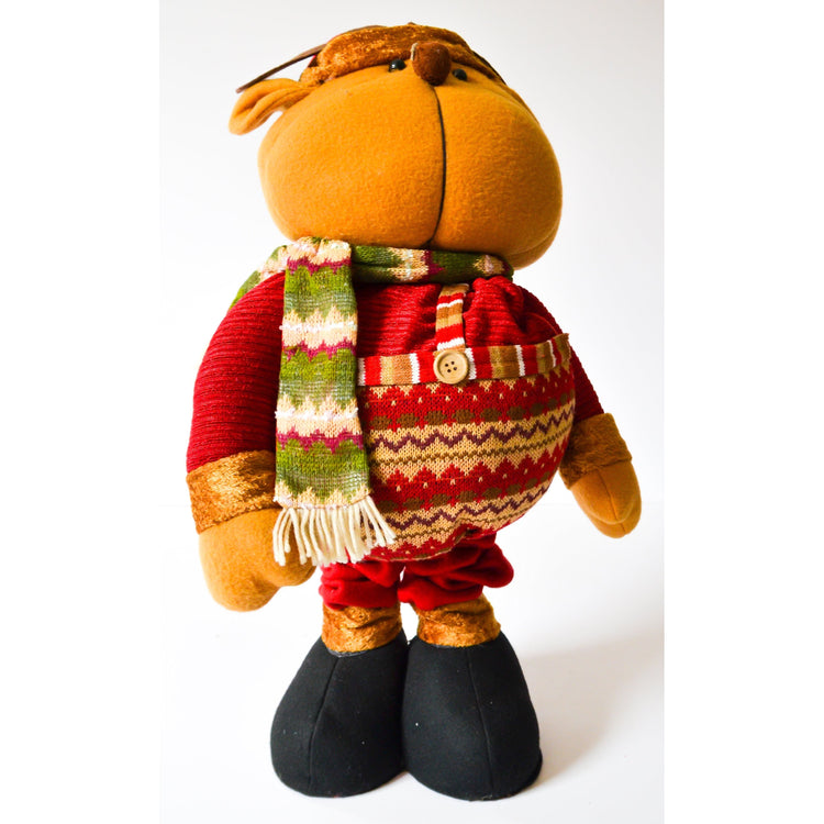 Black Large Bear with Hat Christmas Decor Toyzoona CR172.jpg Seasonal