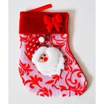 Firebrick Santa Stocking 19H1134 Festive Gift Holder Toyzoona CR91.jpg Seasonal