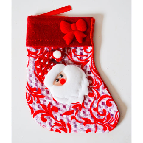 Firebrick Santa Stocking 19H1134 Festive Gift Holder Toyzoona CR91.jpg Seasonal