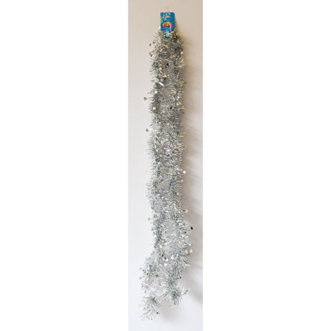 Light Gray Silver Garland Christmas Decor LT10744 Toyzoona CR94.jpg Seasonal
