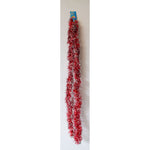 Gray Red Silver Garland Christmas Decor Toyzoona CR98.jpg Seasonal