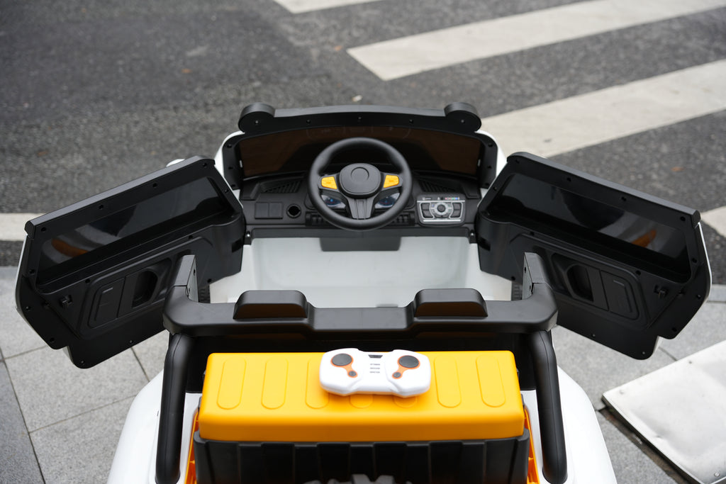 Ride On Car White Gold MQ 150 - Toyzoona