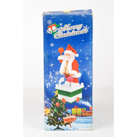 White Smoke Santa on Platform Christmas Decor Toyzoona DSC_4667.jpg Seasonal