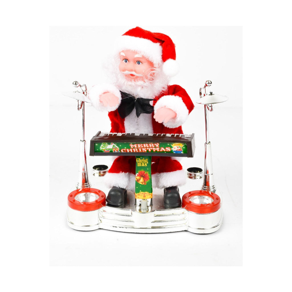 White Smoke Santa with Drums Christmas Decor Toyzoona DSC_4690.jpg Seasonal