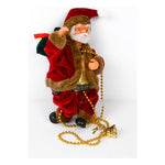 Dark Red Santa Climbing on Chain Christmas Decor Toyzoona DSC_4696.jpg Seasonal