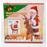 Light Gray Santa on Reindeer Christmas Decor Toyzoona DSC_4698.jpg Seasonal