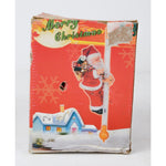 Light Gray Climbing Santa Christmas Decor Fun Festive Accent Toyzoona DSC_4704.jpg Seasonal