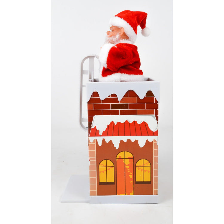 Firebrick Santa Chimney Christmas Decor Festive Display Accent Toyzoona DSC_4720.jpg Seasonal