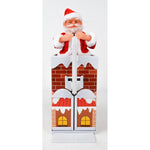 Light Gray Santa Chimney Christmas Decor Festive Display Accent Toyzoona DSC_4721.jpg Seasonal