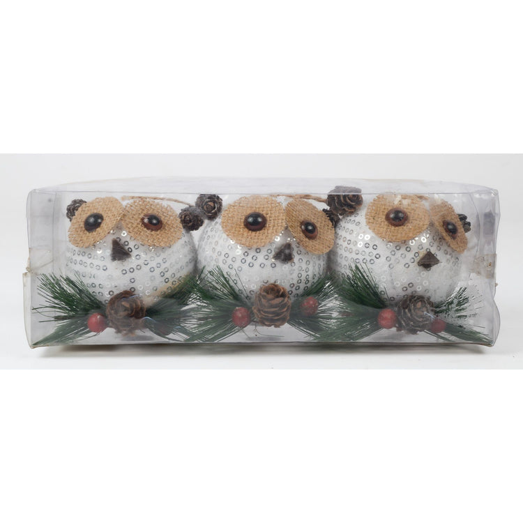 Gray Owl Ball Christmas Decor 19BD874 Toyzoona DSC_4728.jpg Seasonal
