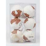 Light Gray White Foam Ball Christmas Decor 19AY88 Soft Festive Look Toyzoona DSC_4731.jpg Seasonal