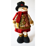 Beige Snowman and Shorts Scarf Christmas Decor Festive Accent Toyzoona DSC_4824.jpg Seasonal