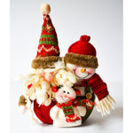 Antique White Santa with Snowman Christmas Decor Toyzoona DSC_4832.jpg Seasonal