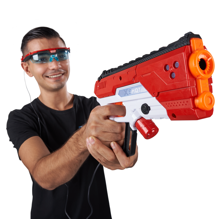 Sienna XSHOT Laser360° Double Laser Blaster Pack 36280 (2 Laser Blasters, 2 Goggles) by ZURU HALSON ENTERPRISE DSC_6368.png Battling Toys
