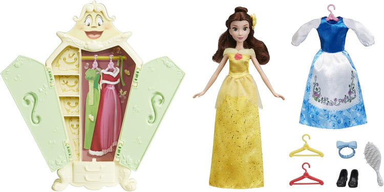 White Smoke Disney Princess Belle Wardrobe Style Set HALSON ENTERPRISE Disneyprincessbellewardrobestyleset1.jpg Dolls and Accessories