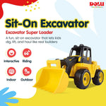 White Smoke DOLU Ride On Giant Loader 7134 Toyzoona Dolu_Giant_Loader_In_CtnPoster_7134_Kids_Playset_Toy_for_Indoor_Outdoor_Play_Age-_36_Months_Above3.webp Vehicles and Remote Control Toys