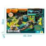 Wheat Dino Electric Track with Dino Car HALSON ENTERPRISE Electric-Dinosaur-Track-Toy-Sets-DIY-Educational-Toys-B-O-Series-Simulation-Dinosaur-Car-Colorful-Track.jpg Vehicle and Remote Control