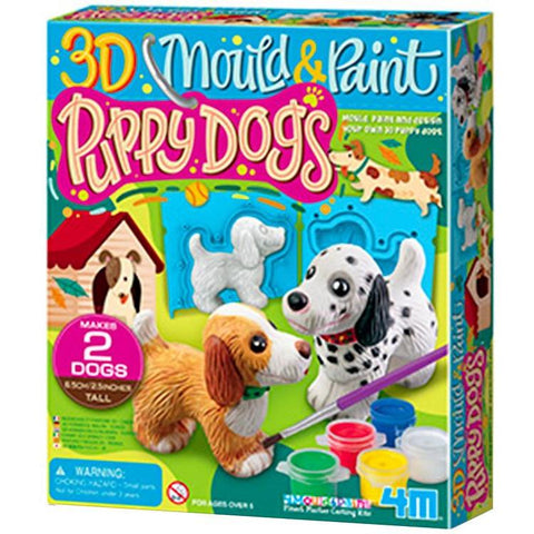 Dark Cyan 4M 3D Mould And Paint Puppy Dogs 04784 – Paint Your Puppy Pals HALSON ENTERPRISE FH417.jpg Educational Toys