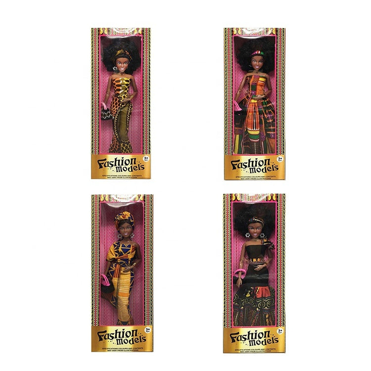 White Smoke African Doll Fashion Models 12P5 Inch HALSON ENTERPRISE FashionModeldolls.jpg Dolls and Accessories