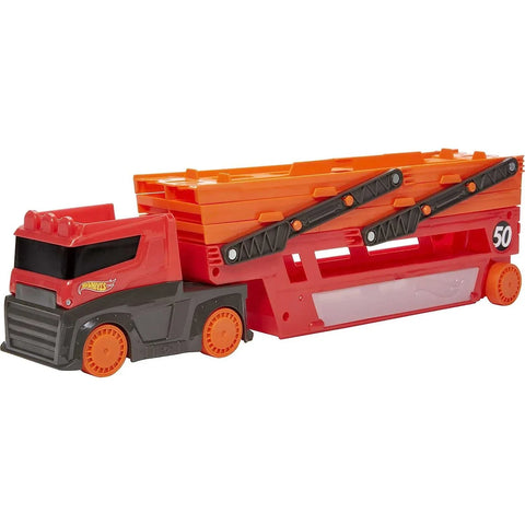 Hot Wheels Mega Red Hauler 50th
