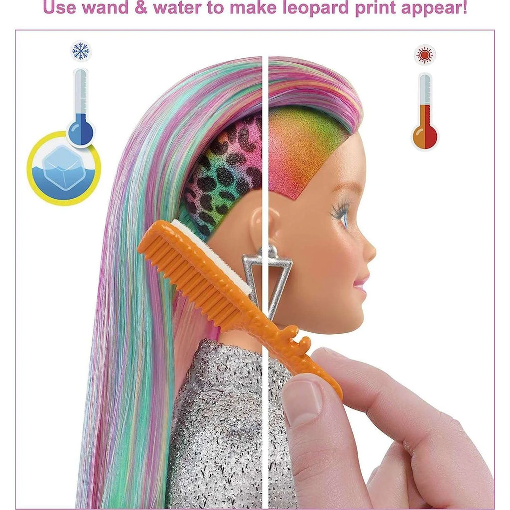 Barbie Leopard Raindow Hair doll