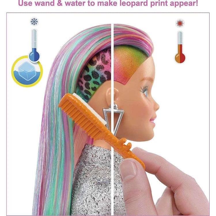 Barbie Leopard Raindow Hair doll
