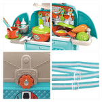 Gray Kitchen Little Chef Set for Kids | 2-in-1 Cooking Playset & Backpack | Pretend Play Kitchen Toy for Boys & Girls Ages 3+ HALSON ENTERPRISE H5dfec74401e041fda4089a5d1245c1c7S_aa03bfe8-7877-4891-802a-51fdadcefa78.jpg Action Figures and Play Sets