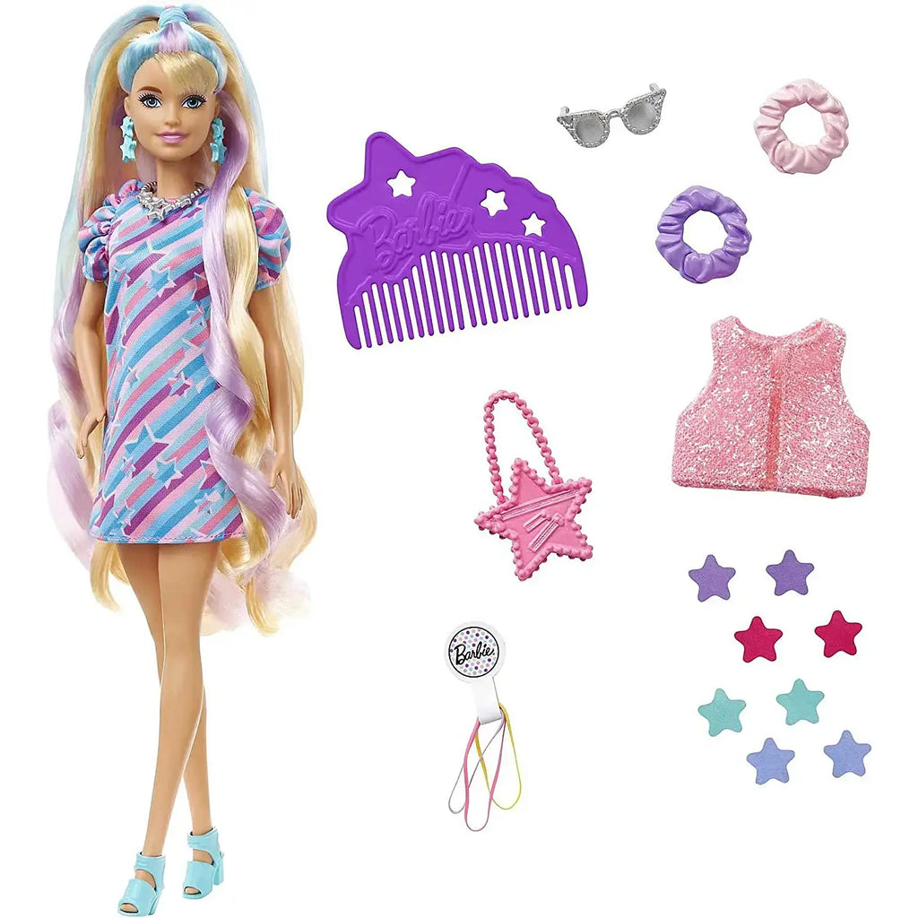 Barbie Fashion Doll Totally Hair Star
