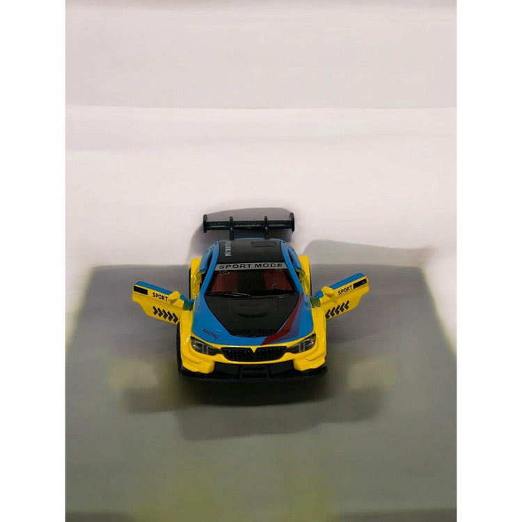 Light Gray Die Cast BMW Racing Yellow Blue 12cm HALSON ENTERPRISE IMG_4800-Photoroom.jpg Vehicles and Remote Control Toys