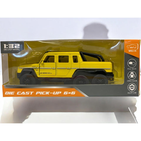 Light Gray Die Cast Mercedes 70 6x6 Yellow 15cm HALSON ENTERPRISE IMG_4969-Photoroom.jpg Vehicles and Remote Control Toys