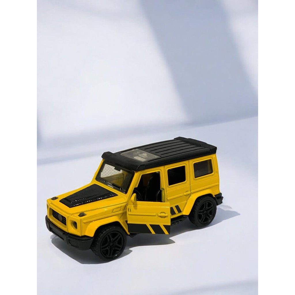 Light Gray Die Cast Mercedes G63 Yellow Black 12cm HALSON ENTERPRISE IMG_5078-Photoroom.jpg Vehicles and Remote Control Toys