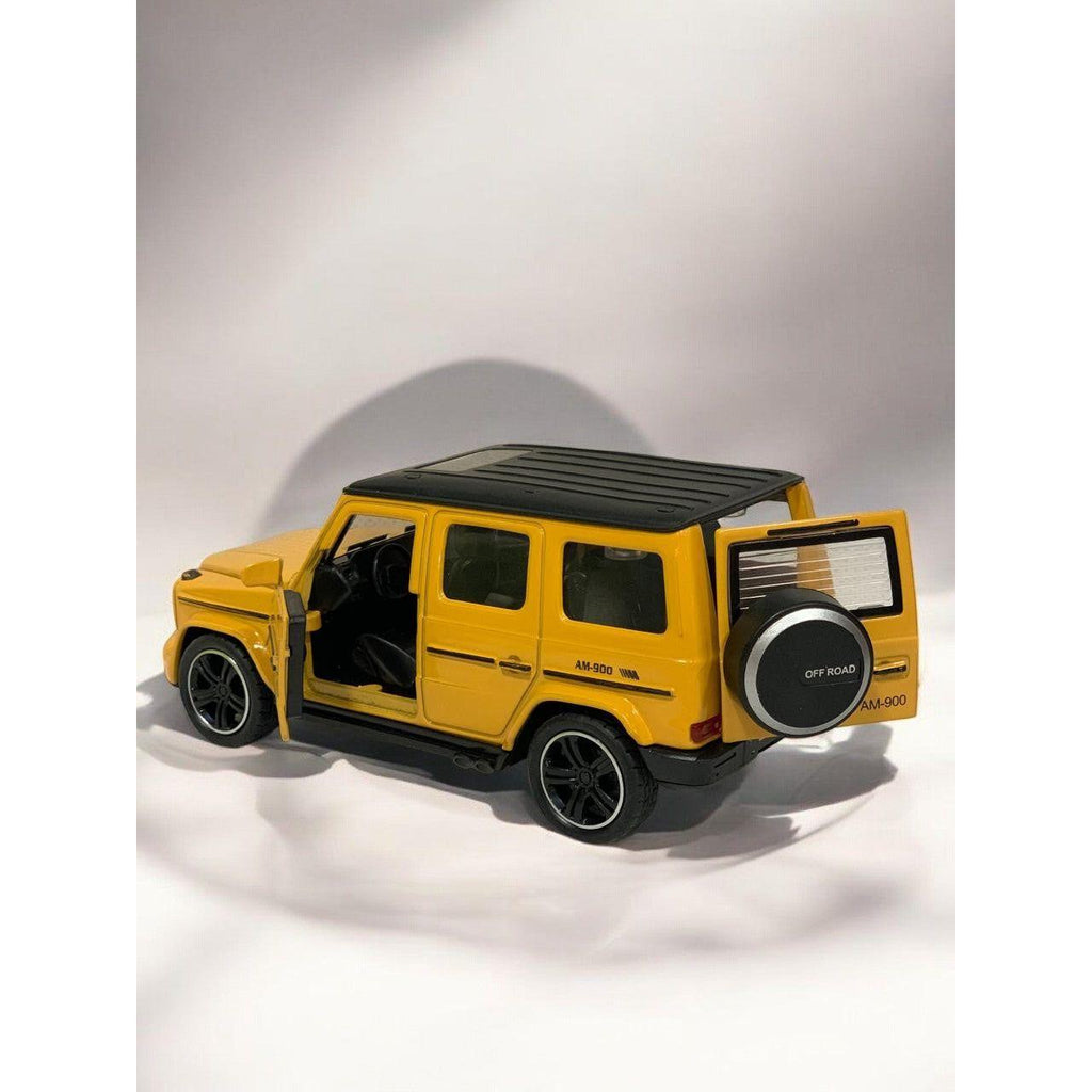 Light Gray Die Cast Mercedes G63 Yellow 15cm HALSON ENTERPRISE IMG_5158-Photoroom.jpg Vehicles and Remote Control Toys