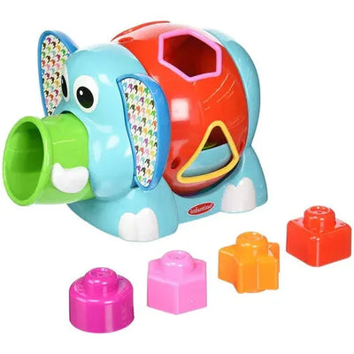 Infantino Jumbo Shape Sorter Elephant Activity Toy For Toddlers