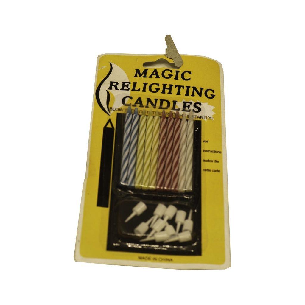 Dark Khaki Magic Relighting Candles Toyzoona MagicRelightingCandles_1.jpg Gift, Party Goods & Wrapping Paper