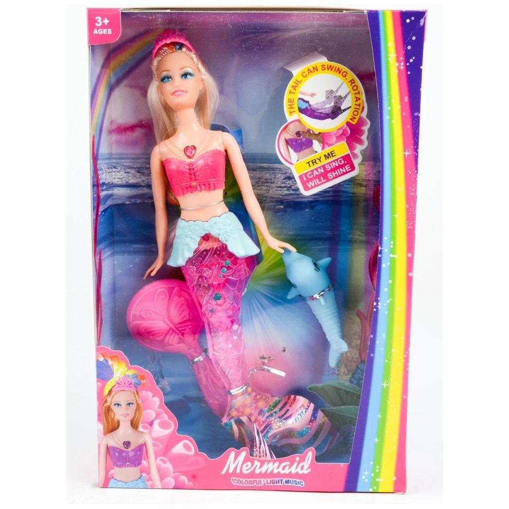 Rosy Brown Mermaid Doll a303052 HALSON ENTERPRISE MermaidDolla303052_2.jpg Dolls and Playsets