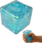 White Smoke Needoh Nice Cube Blue Glitter HALSON ENTERPRISE NeeDoh-Nice-Cube-Glitter-and-Glow-Squishy-Fidget-Toy-Blue.webp Arts and Crafts