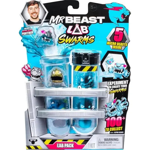 Light Gray Mrbeast Lab Swarms Night Fright Panther - Fierce Neon Collectible HALSON ENTERPRISE OIP_1.webp Action Figures and Play Sets