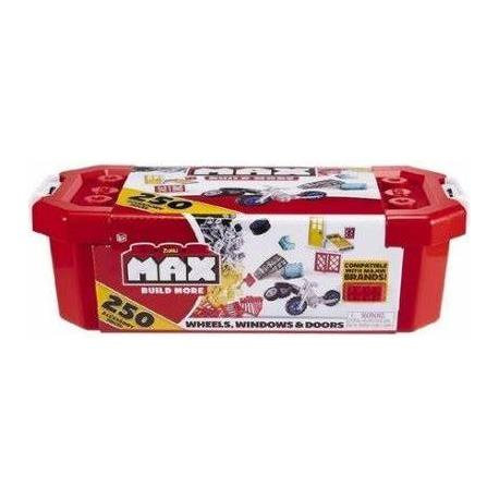 Brown MAX Build More Building Bricks Accessories and Wheels Value Set 8353 (250 Pieces) by ZURU Toyzoona OIP_7a291c18-4852-4c0b-a48b-be413aac842f.jpg Building Sets and Construction Toys