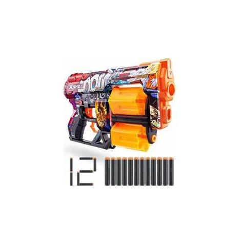 Dark Slate Gray XSHOT Skins Dread Dart Blaster 36517 (12 Darts) by ZURU Toyzoona zuru-x-shot-skins-dread-36517-toyzoona.jpg Battling Toys