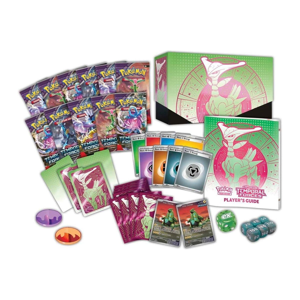 Dark Gray Pokemon Scarlet n Violet Elite Box Green Online Purchase P9504_188-85658_02.jpg Collectible Trading Cards