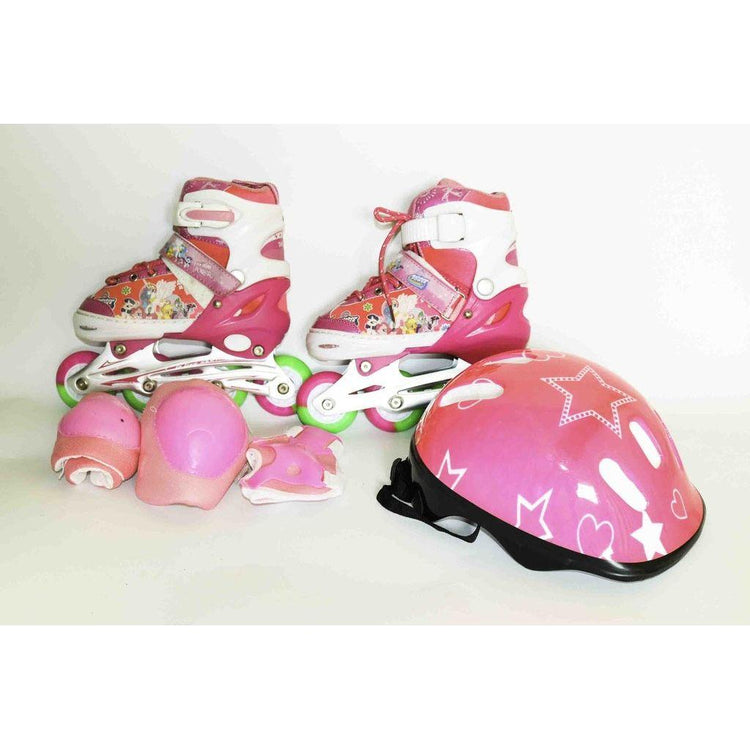 Antique White Pink Skates Toyzoona PinkSkates_1.jpg Outdoor Play