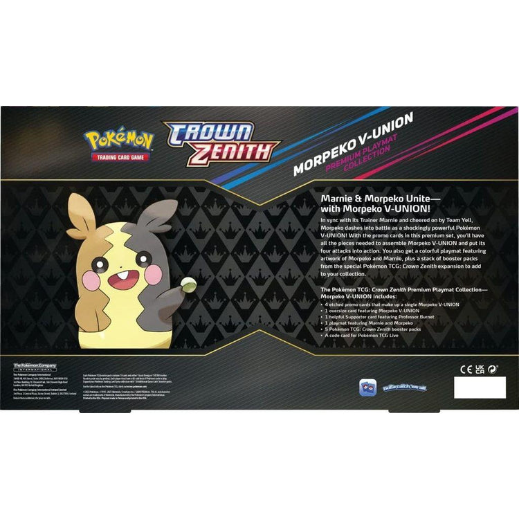 Dark Slate Gray Pokémon Morpeko V Union Premium Playmat Online Purchase PokemonMorpekoVUNIONPremiumPlaymat_3.jpg Collectible Trading Cards
