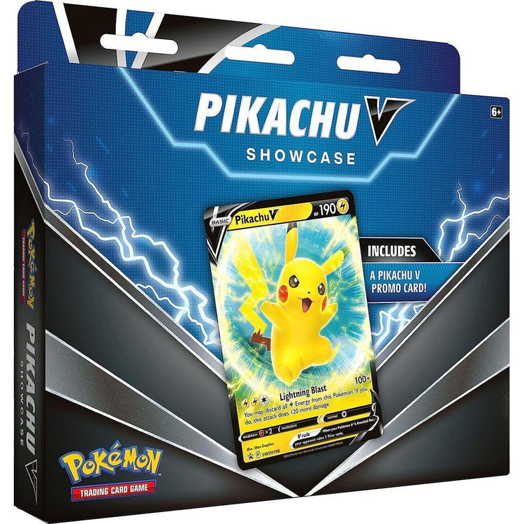 Dark Slate Gray Pokemon Tcg Pikachu V Showcase Box Online Purchase PokemonTCG_PikachuVShowcaseBox.jpg Collectible Trading Cards