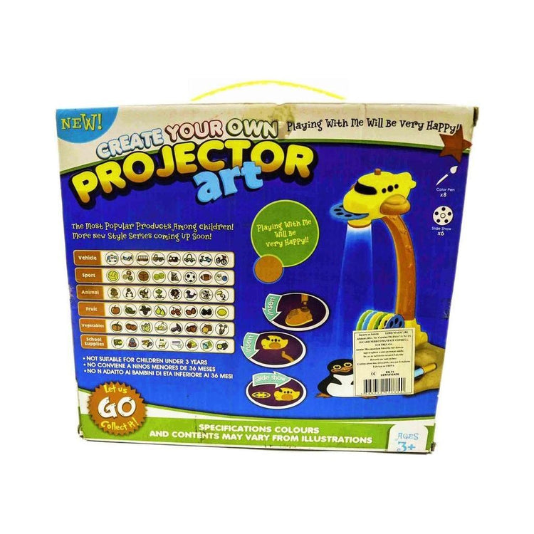 Light Goldenrod Projector Art Toyzoona ProjectorArt.jpg Stationary, Arts and Crafts