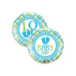 Light Gray Qualatex Baby Boy 25726 Balloon Toyzoona QualatexBabyBoyFeet25726Balloon.jpg Gift, Party Goods & Wrapping Paper