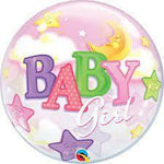 Misty Rose Qualatex Baby Girl Moon 23598 Balloon – Sweet Balloon for Baby Showers Toyzoona QualatexBabyGirlMoon23598Balloon.jpg Gift, Party Goods & Wrapping Paper