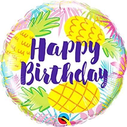 Dark Slate Blue Qualatex Bday Pineapple 57268 Balloon – Tropical Party Balloon for Kids Birthdays Toyzoona QualatexBdayPineapple57268Balloon.jpg Gift, Party Goods & Wrapping Paper