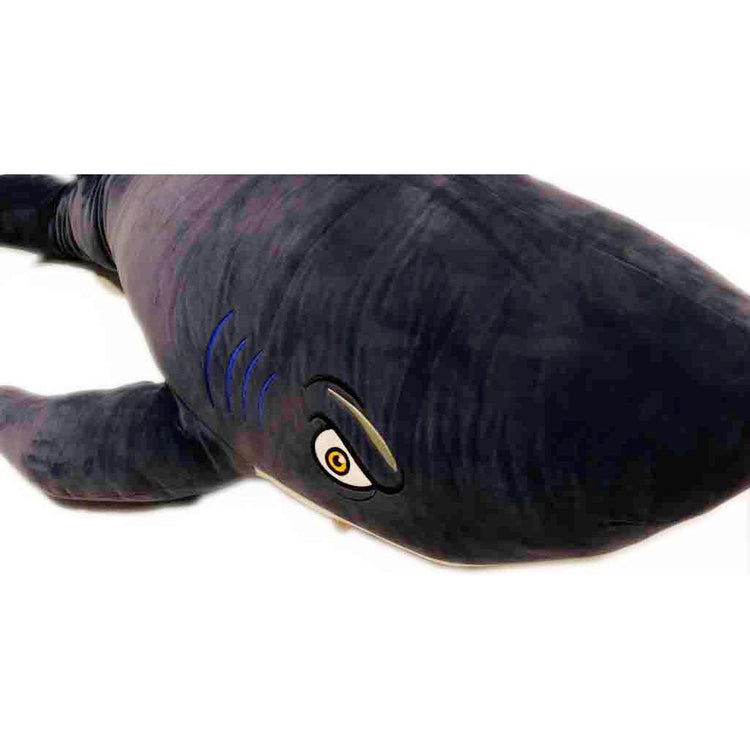 Dark Slate Gray Shark Soft Toy Big Size - Splash into Playtime Toyzoona SharkSoftToyBigSize.jpg Plush