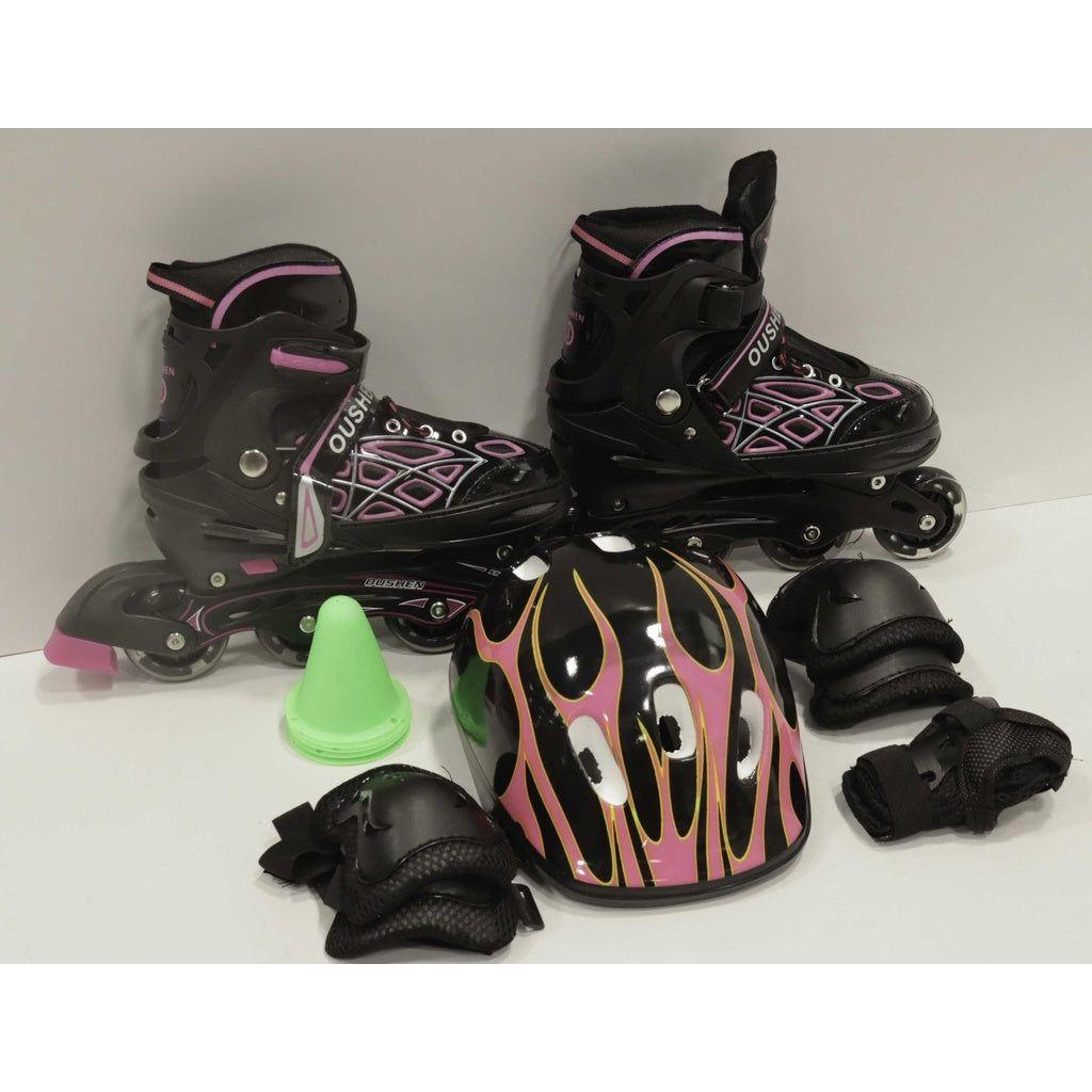 Black and pink skate clearance shoes