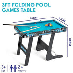 White Smoke 3FT Pool Table Game Table Folding Compact Play Fun HALSON ENTERPRISE WhatsAppImage2025-07-24at2.51.23PM.jpg Outdoor and Active Play
